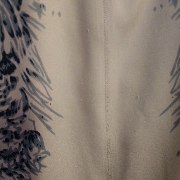 Free People skirt size 3 tan, blue, grey - Picture 3 of 7